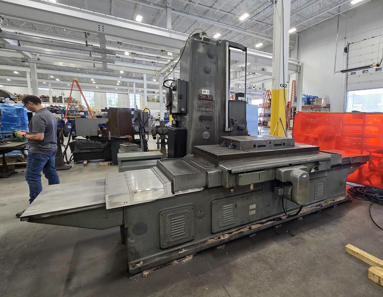 Devlieg 3H72 Jigmil Horizontal Boring Mill