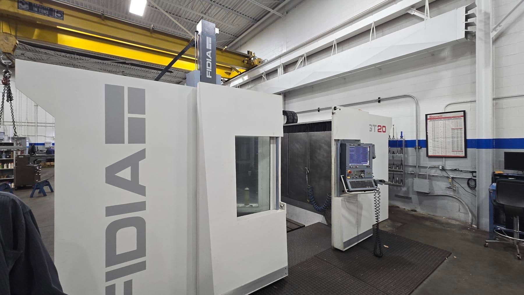 Fidia GT20 CNC 5 Axis High Speed Gantry Mill