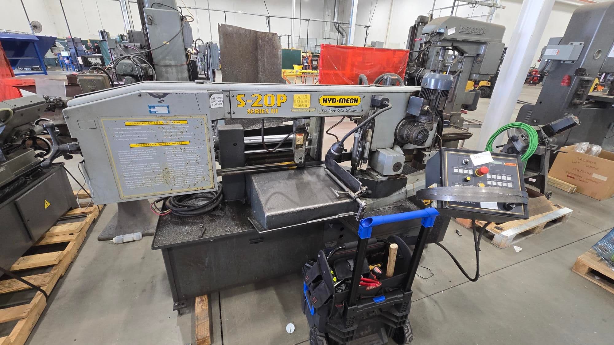 Hyd-Mech S-20P Series III Horizontal Bandsaw