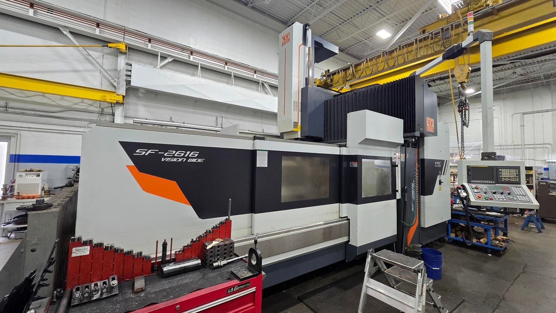Vision Wide V-TEC SF-2616 CNC Vertical Bridge Mill